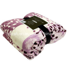 Jasmine Leaves Printed Flannel Sheets Fleece Blankets